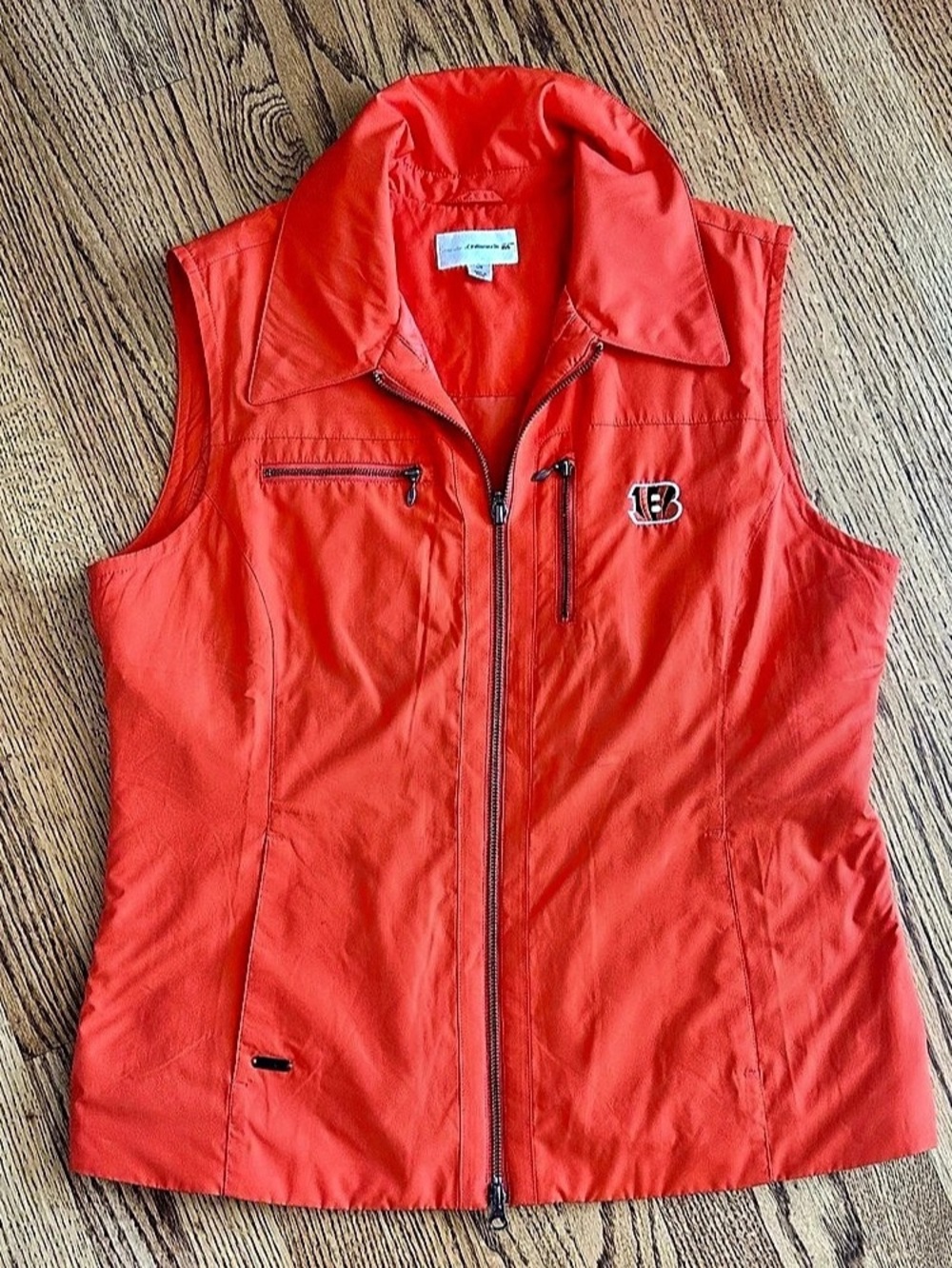 CB WeatherTech Women's Orange Bengals Vest Size Large Like New